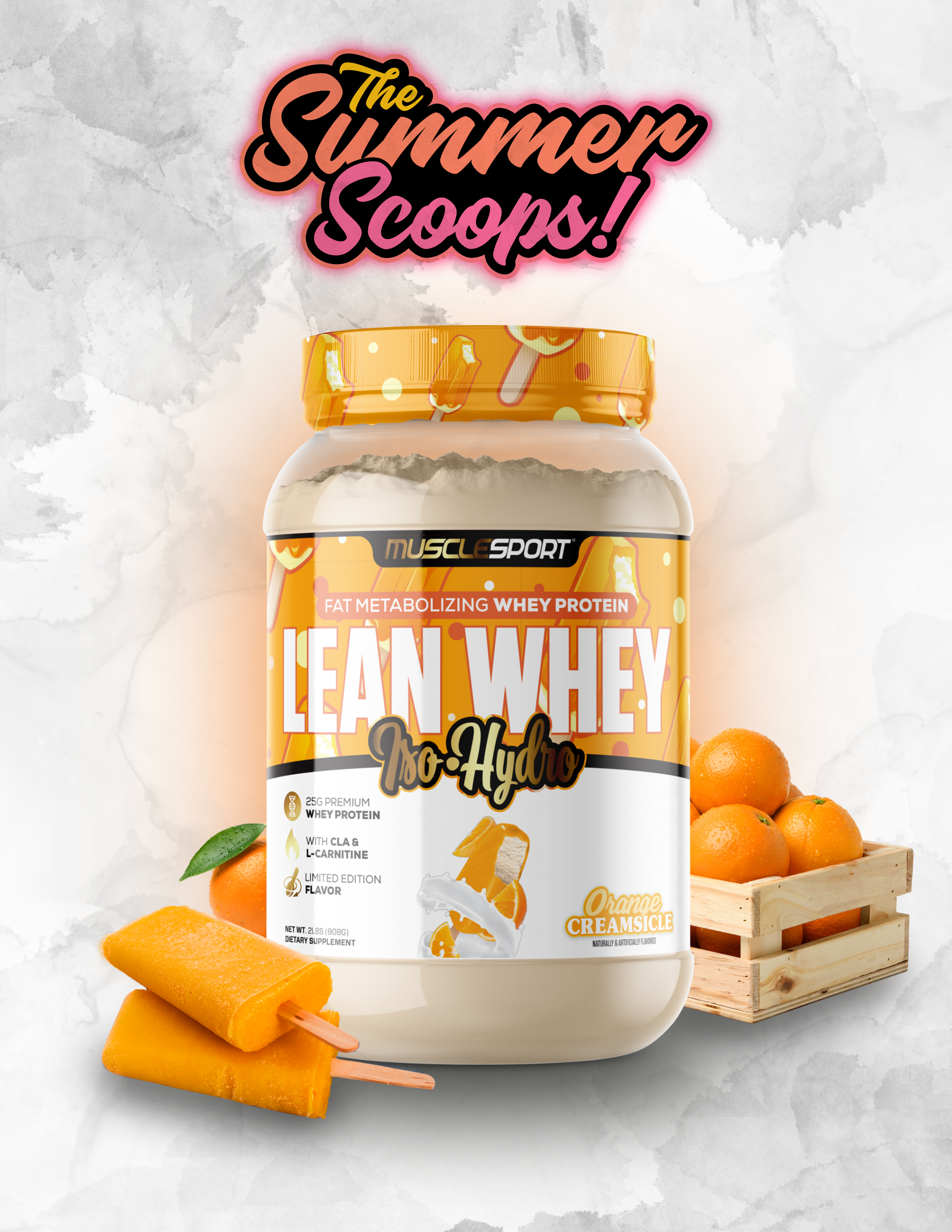 musclesport orange creamsicle