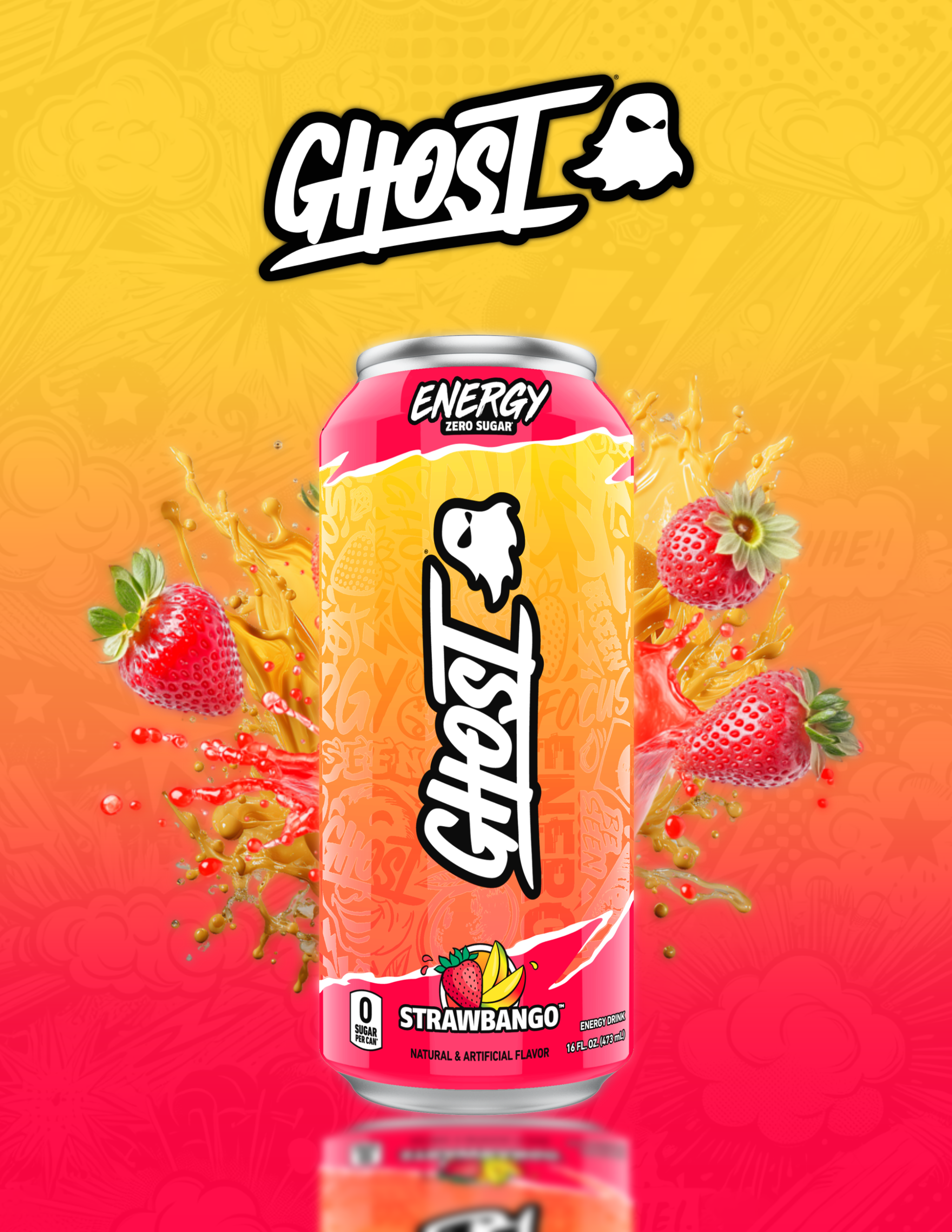 GHOST Strawbango Energy