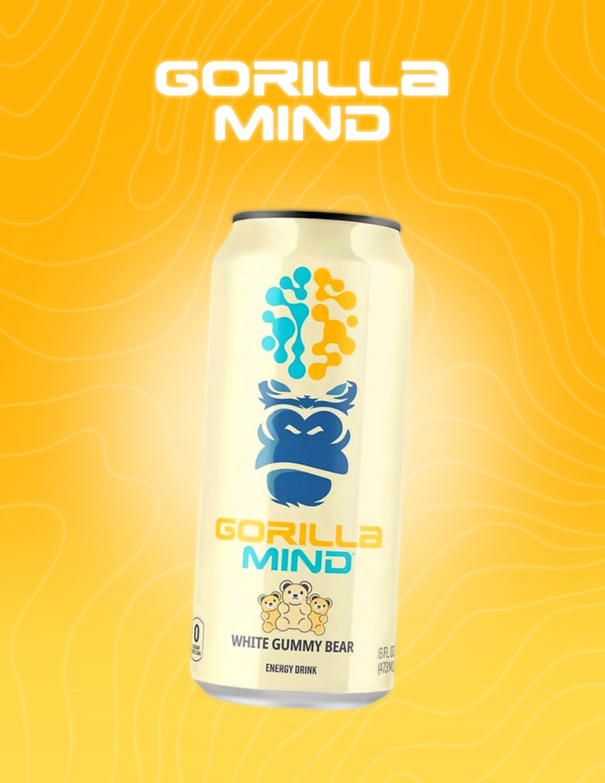 Gorilla Mind White Gummy Bear