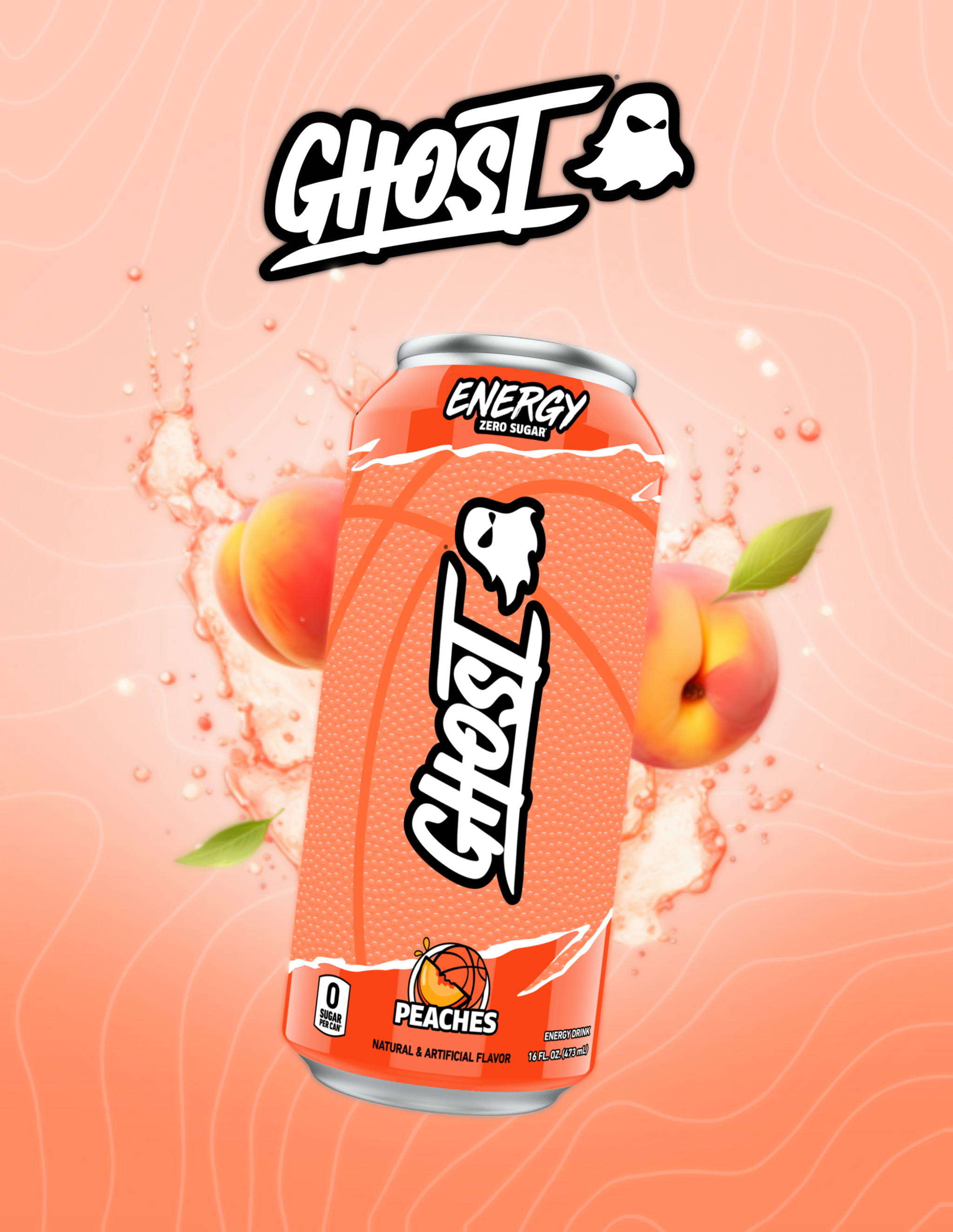 GHOST Energy Peaches