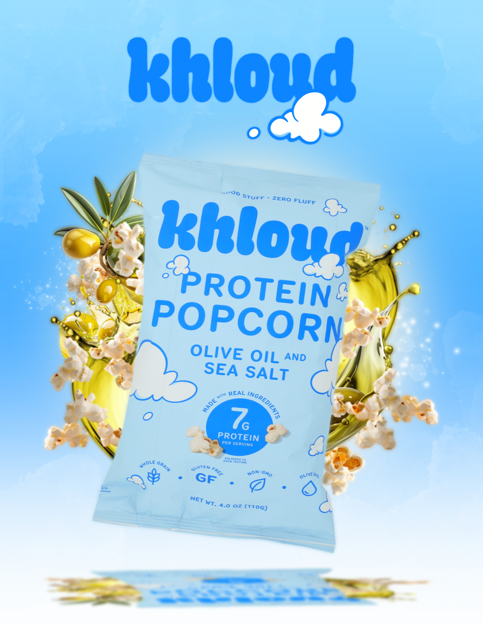 Khloud Foods protein popcorn