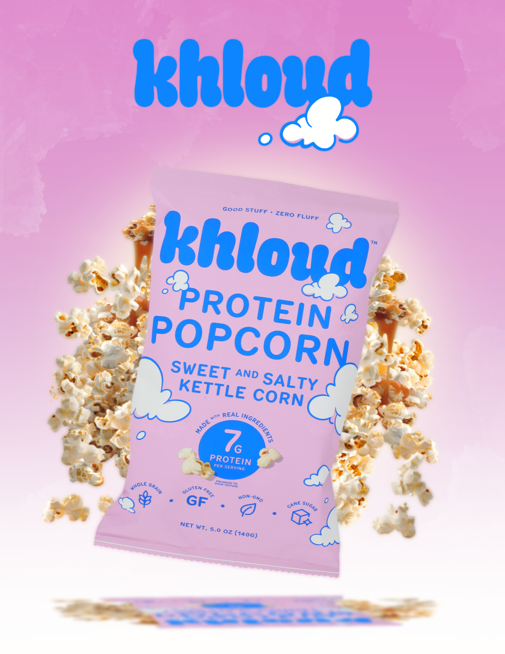 Khloud Foods protein popcorn