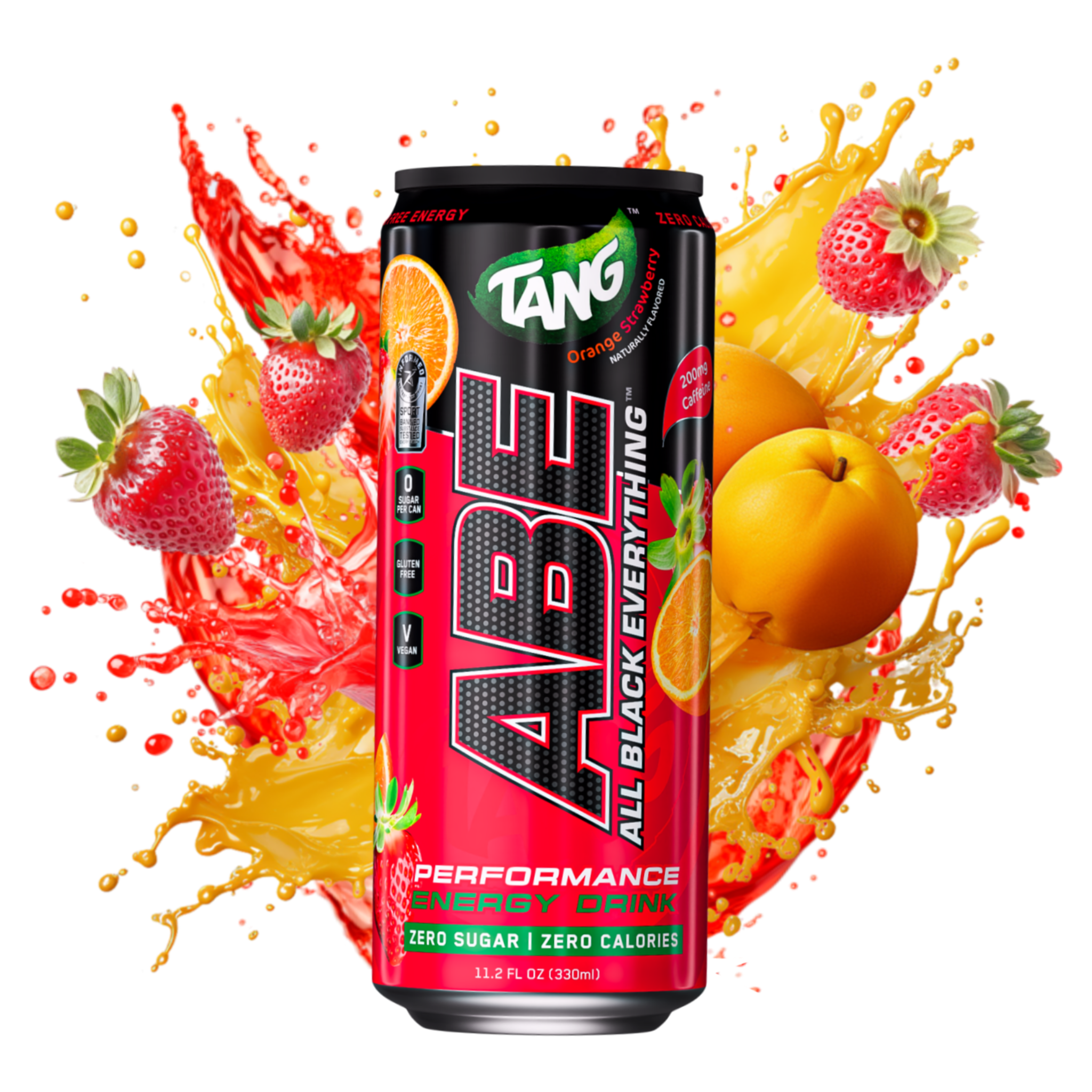 ABE Tang Orange Strawberry Energy Drink