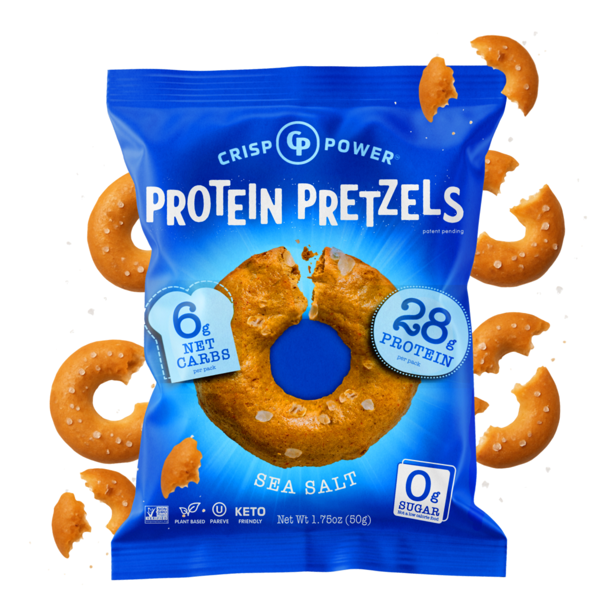 Crisp Power Protein Pretzels