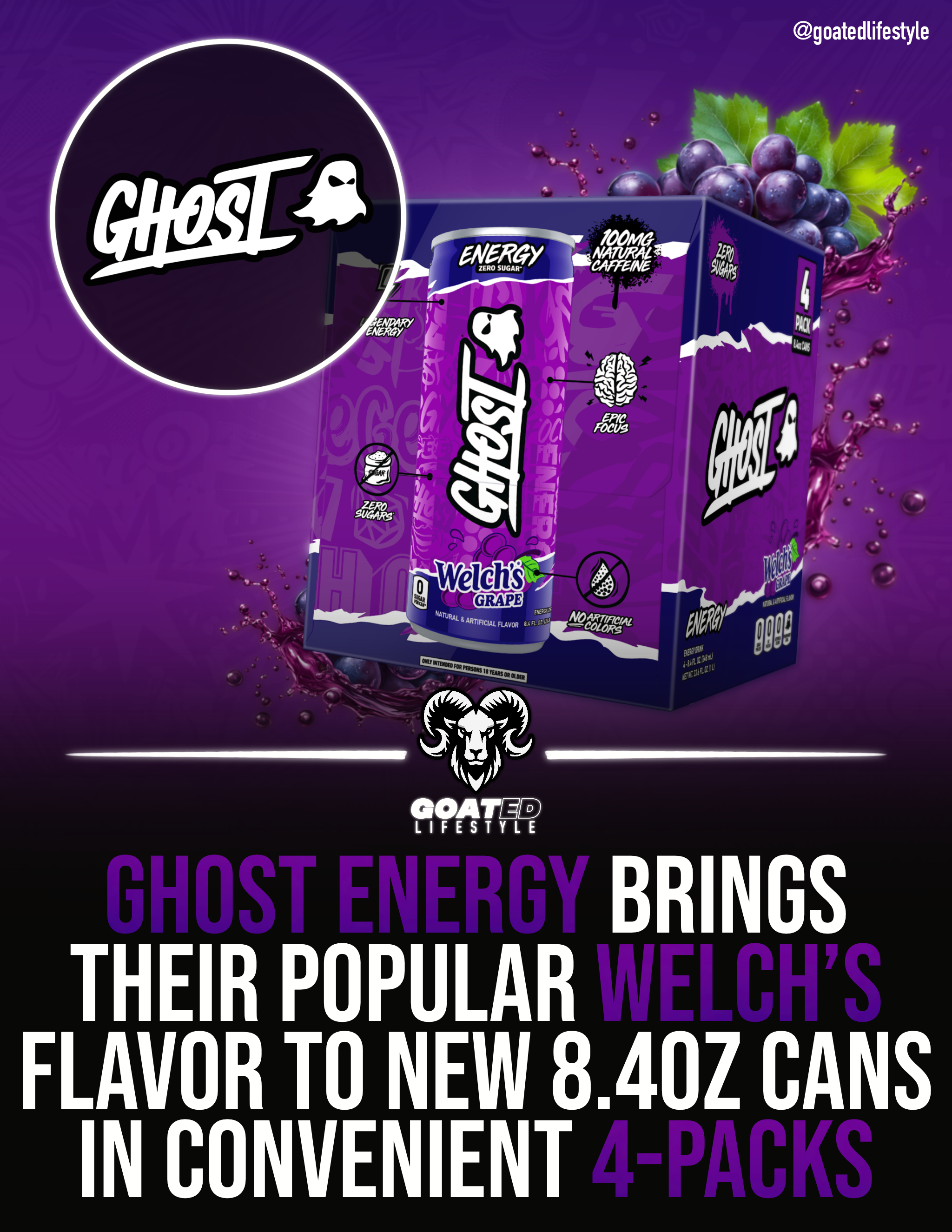 GHOST Energy Welch's Grape GHOST Energy Welch's Grape