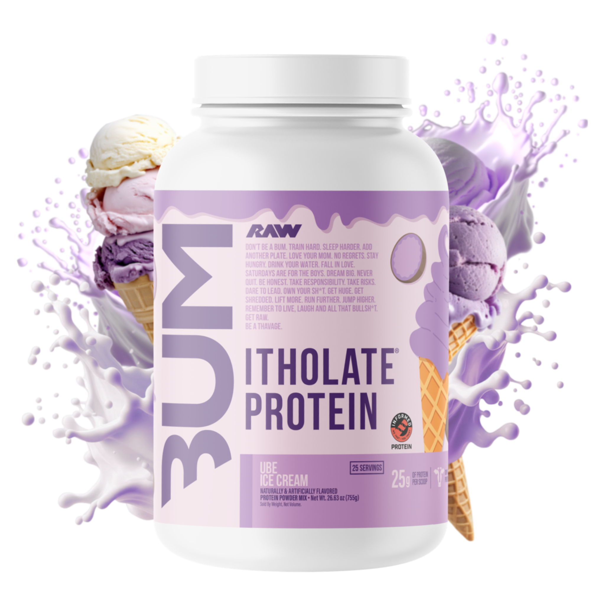 Raw Nutrition Ube Ice Cream