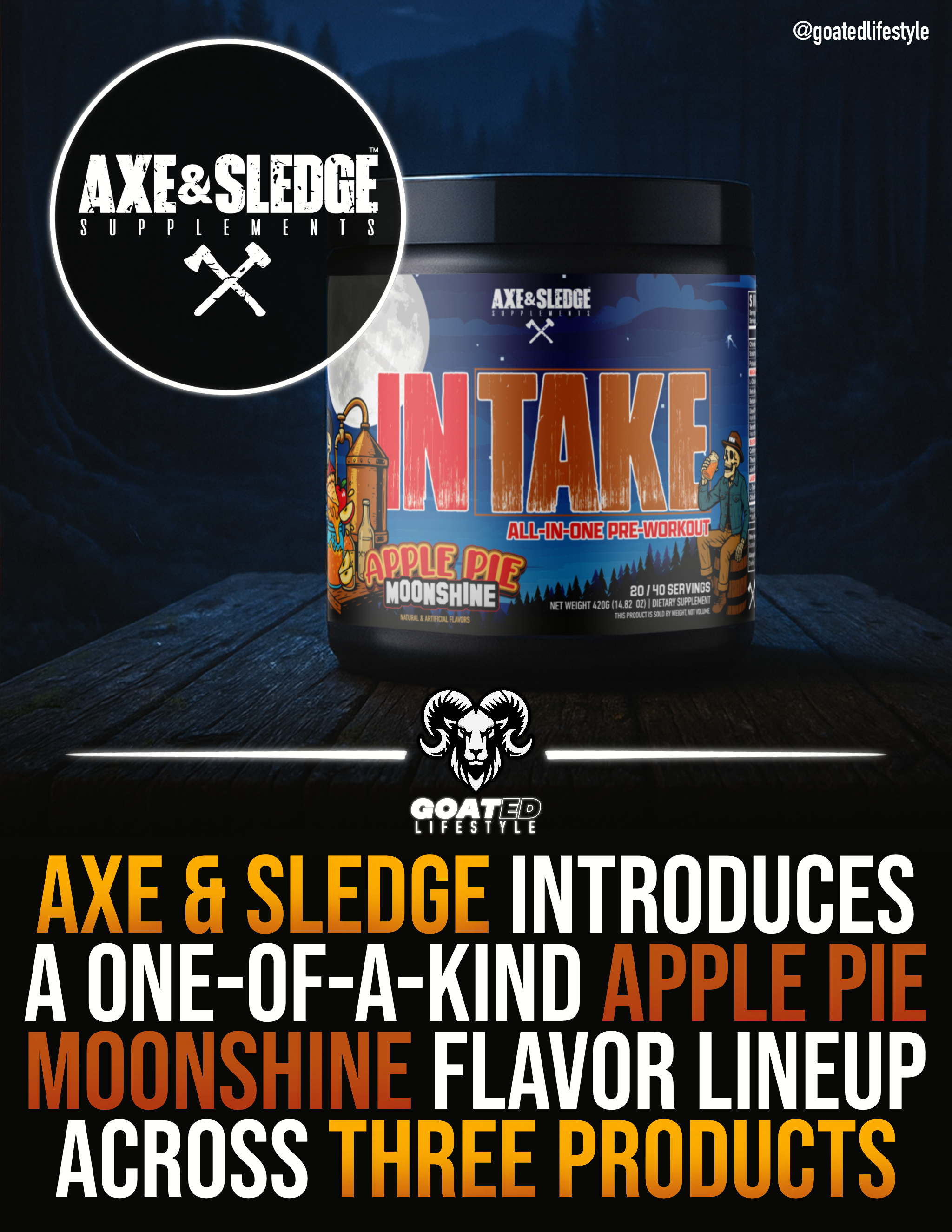 Axe & Sledge Apple Pie Moonshine