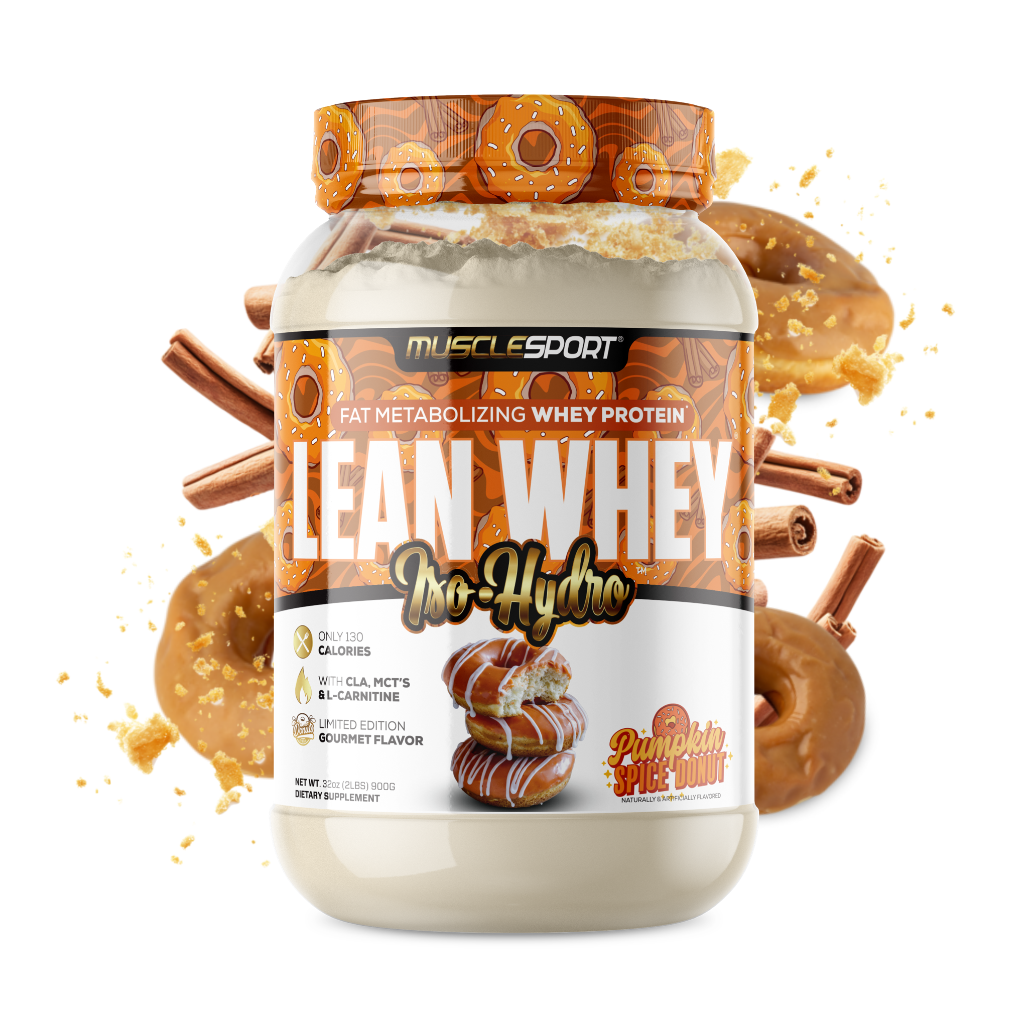 MuscleSport Pumpkin Spice Donut Protein