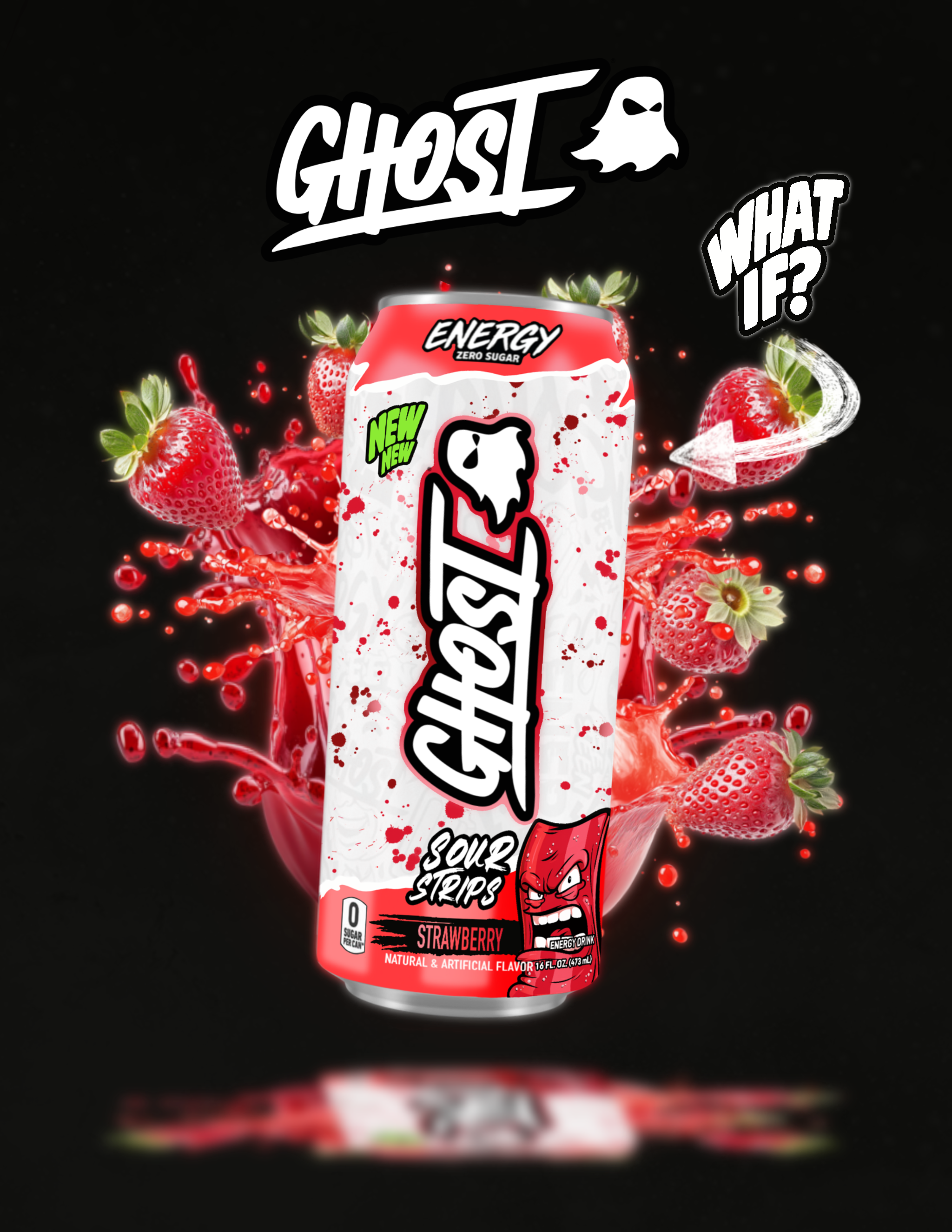 GHOST SOUR STRIPS Energy
