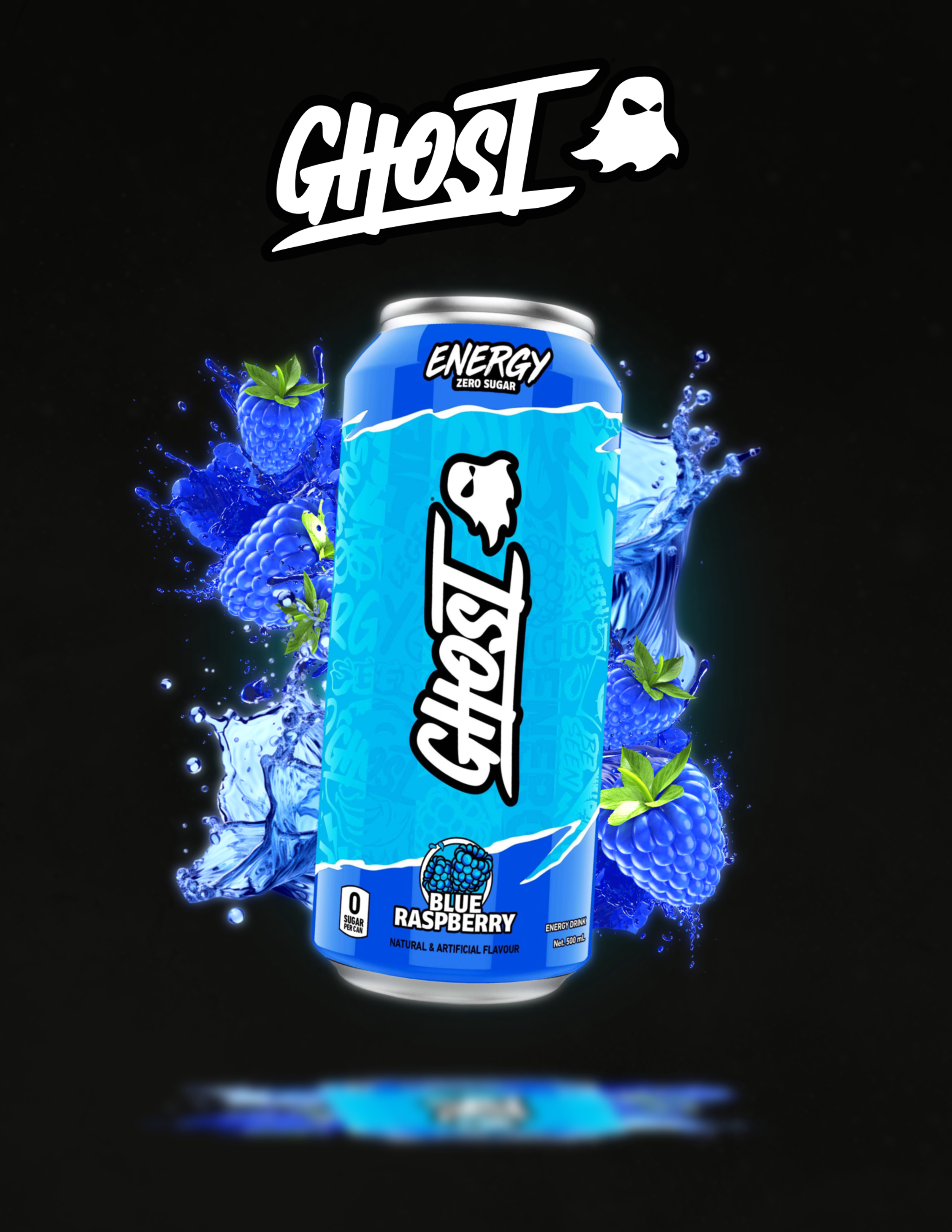 GHOST Energy Blue Raspberry