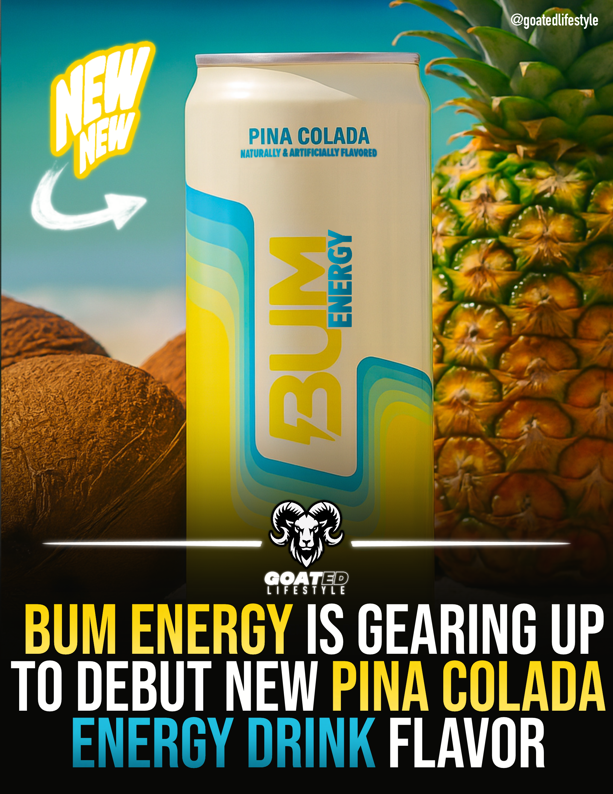 Bum Energy Pina Colada
