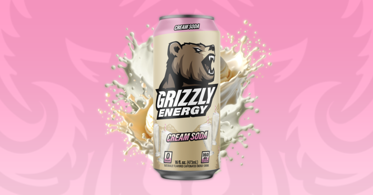 Grizzly Energy Cream Soda