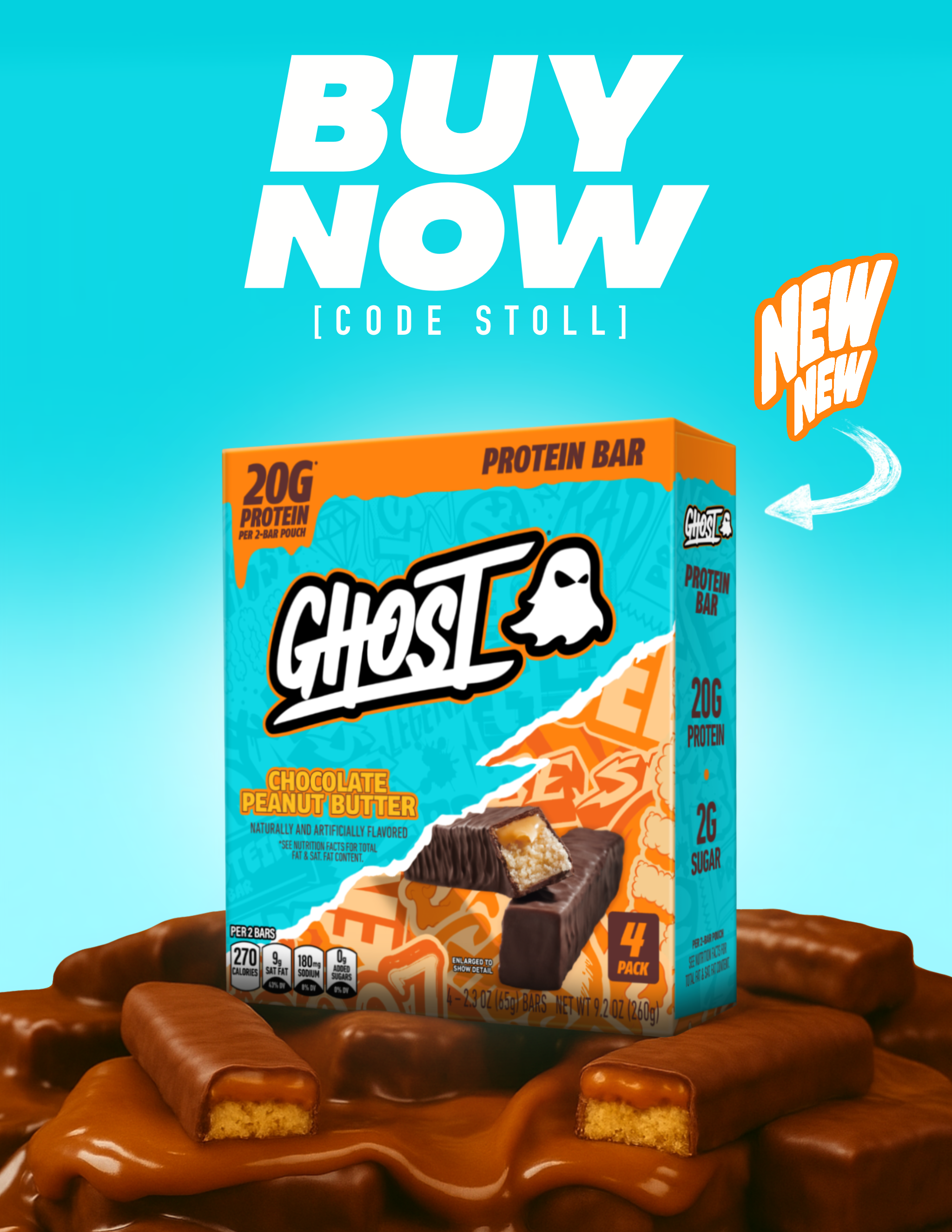 ghost protein bars