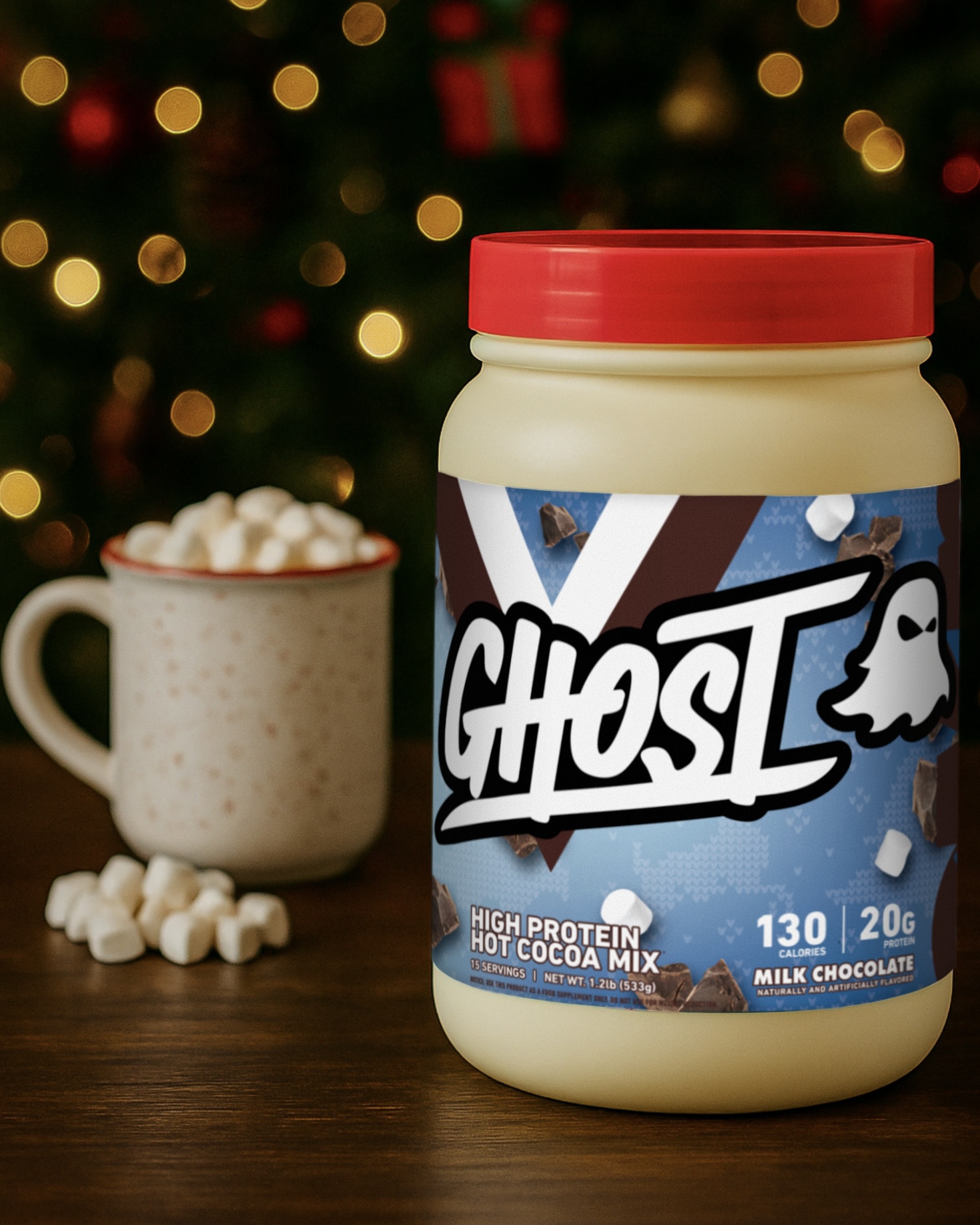 GHOST High Protein Hot Cocoa