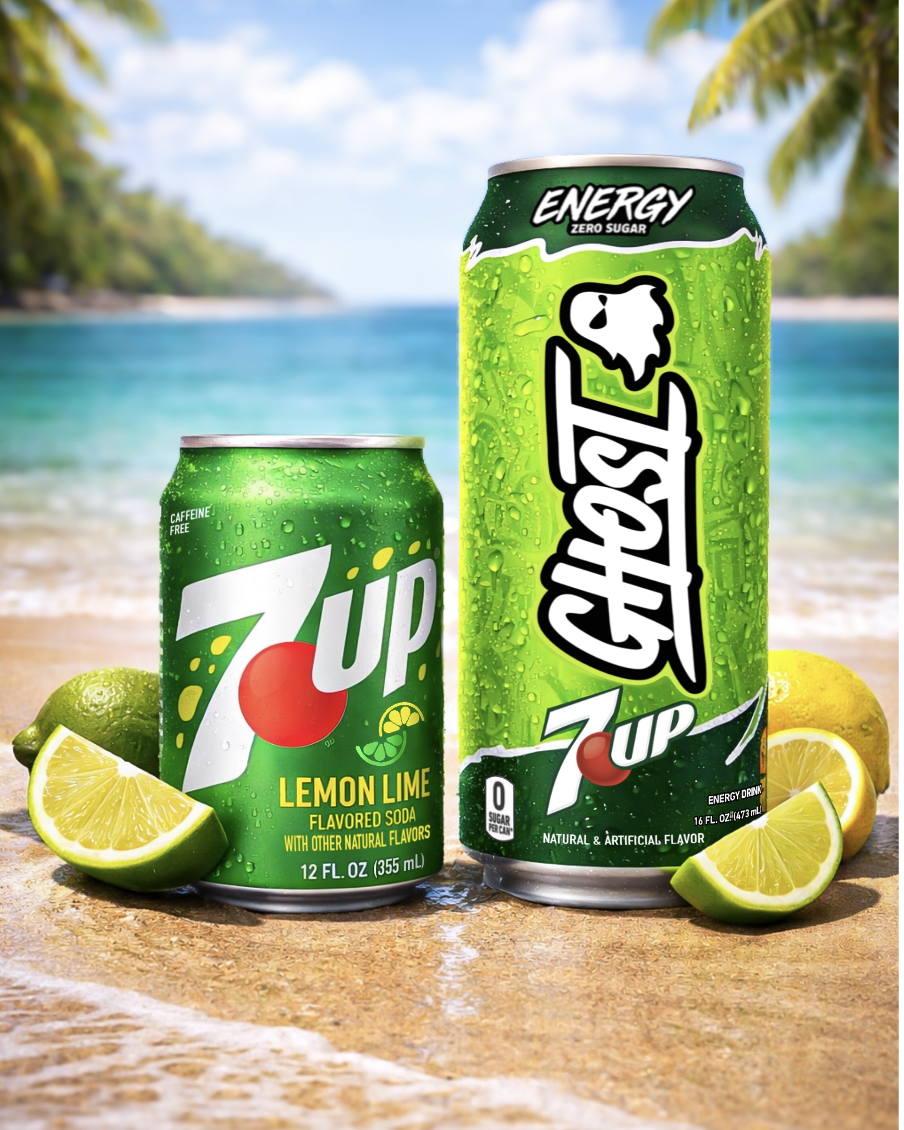 GHOST 7Up Energy Drink