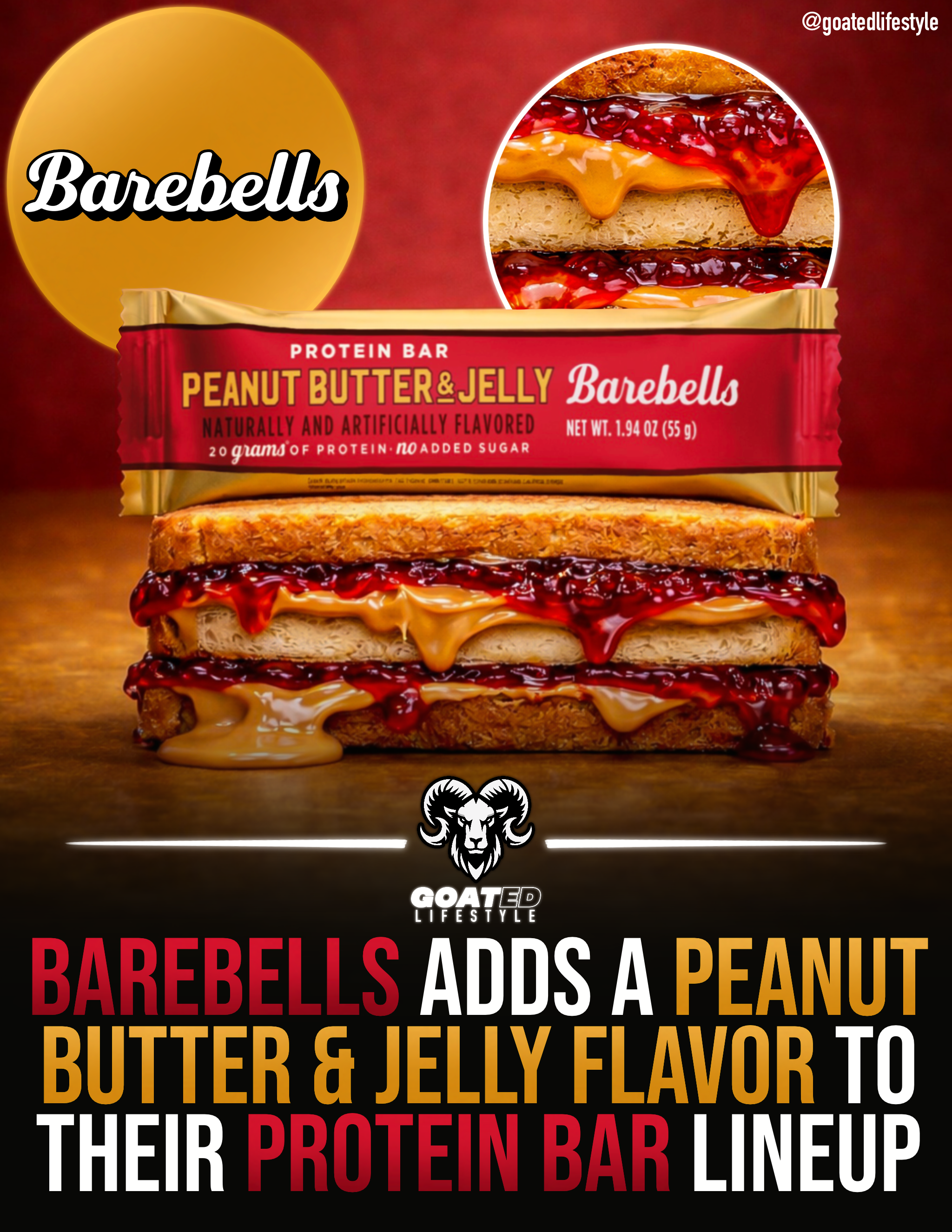 Barebells Peanut Butter & Jelly