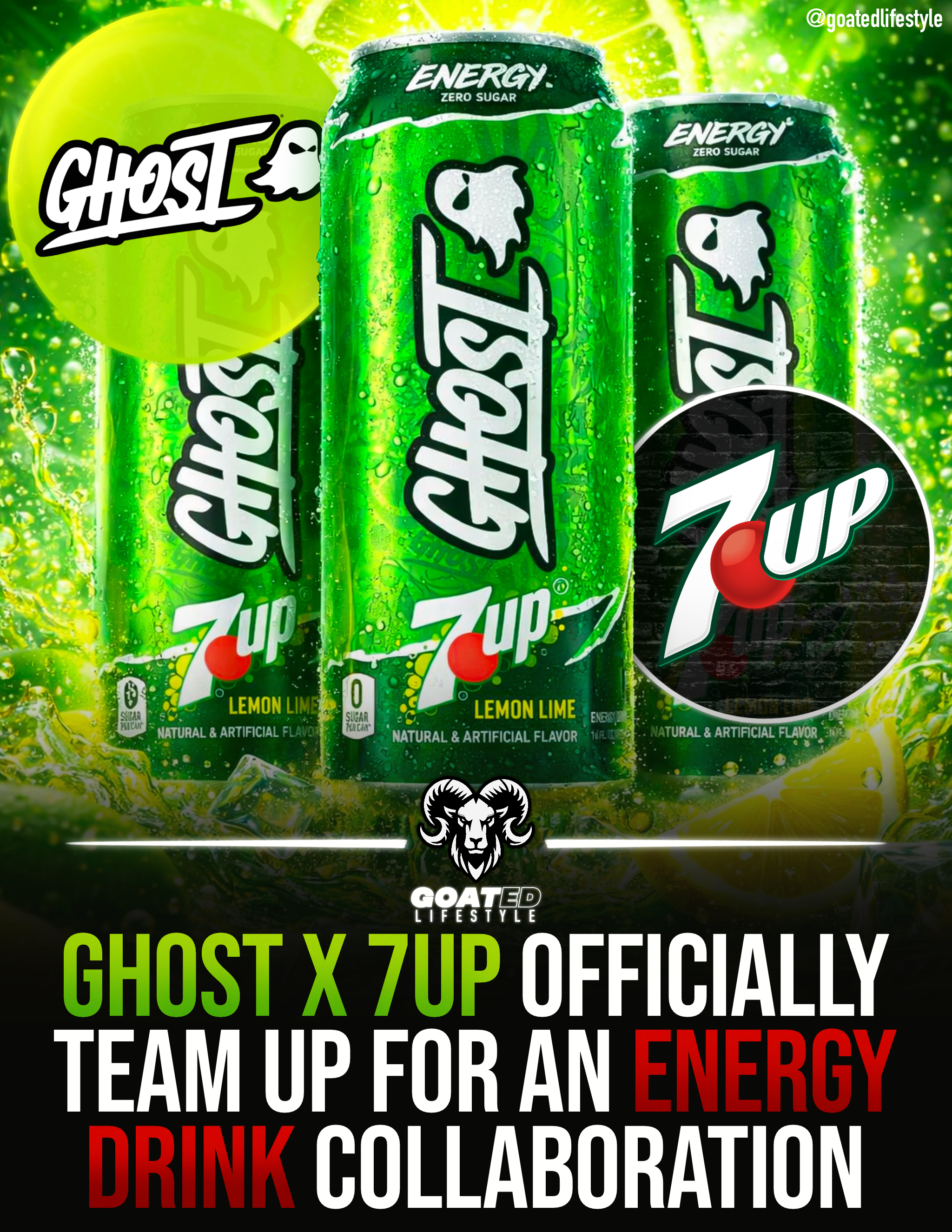 Ghost 7UP Energy Drink