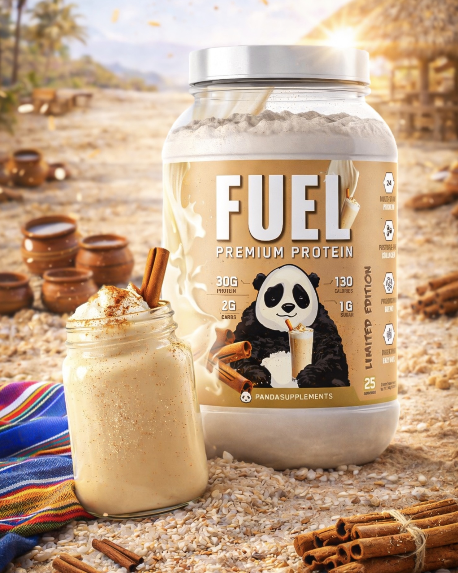 Panda Supps Horchata Protein