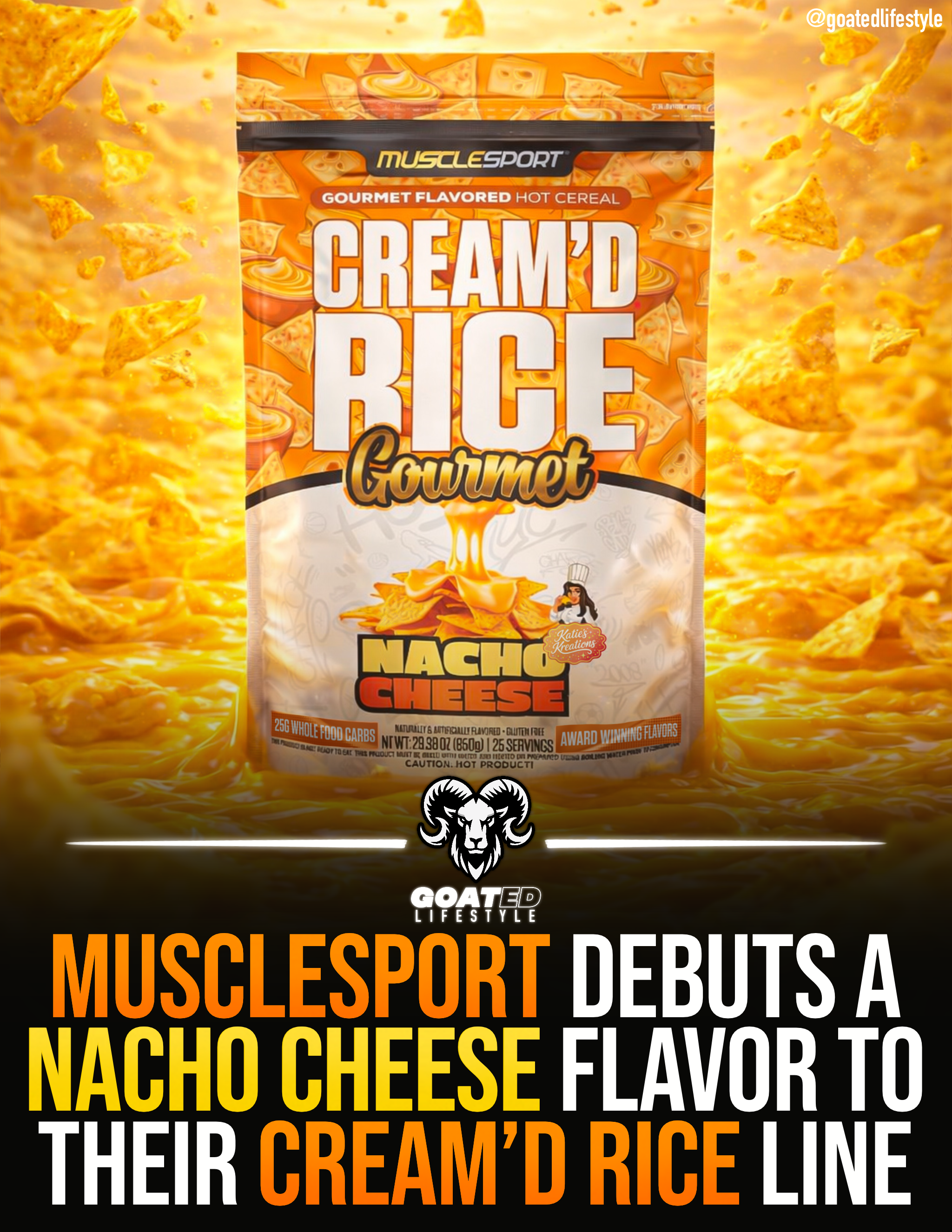 MuscleSport Nacho Cheese Cream of Rice
